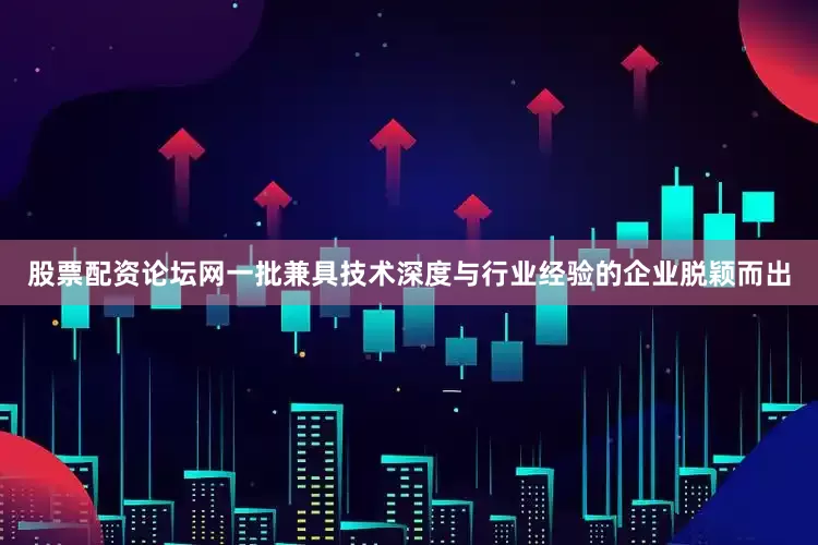 股票配资论坛网一批兼具技术深度与行业经验的企业脱颖而出